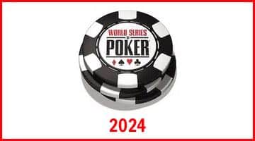 Bild på WSOP-loggan. Under loggan står årtalet "2024"