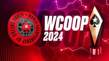 Banner för WCOOP 2024. I bildern syns WCOOP-loggan, en pokal och texten "WCOOP 2024"