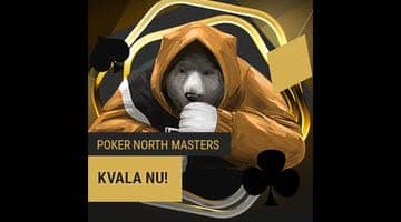 Reklam banner för kvalet till Poker North Masters hos Coolbet.